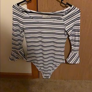 Striped one piece